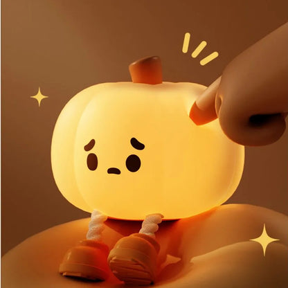 Halloween - Pumpkin Night - Light Soft Silicone Lamp