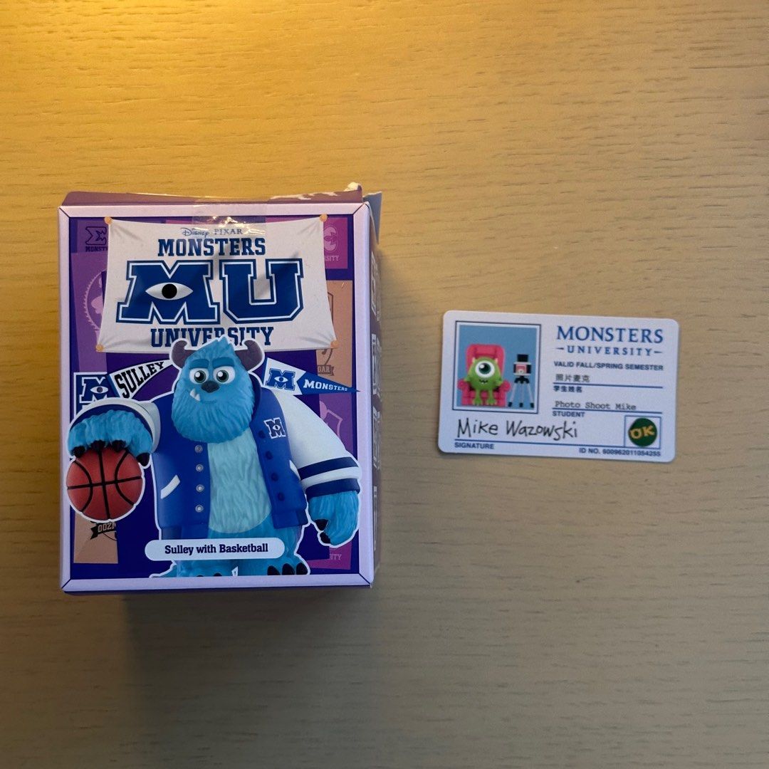 Pop Mart x Disney Pixar Monsters University Photo Shoot Mike Blind Box