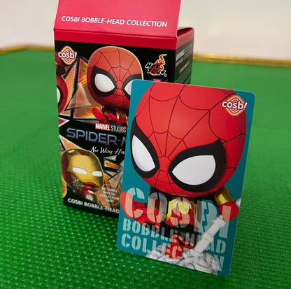 Hottoys Cosbi Marvel Spiderman No Way Home Series 1  Bobble Head Collection Blind Box