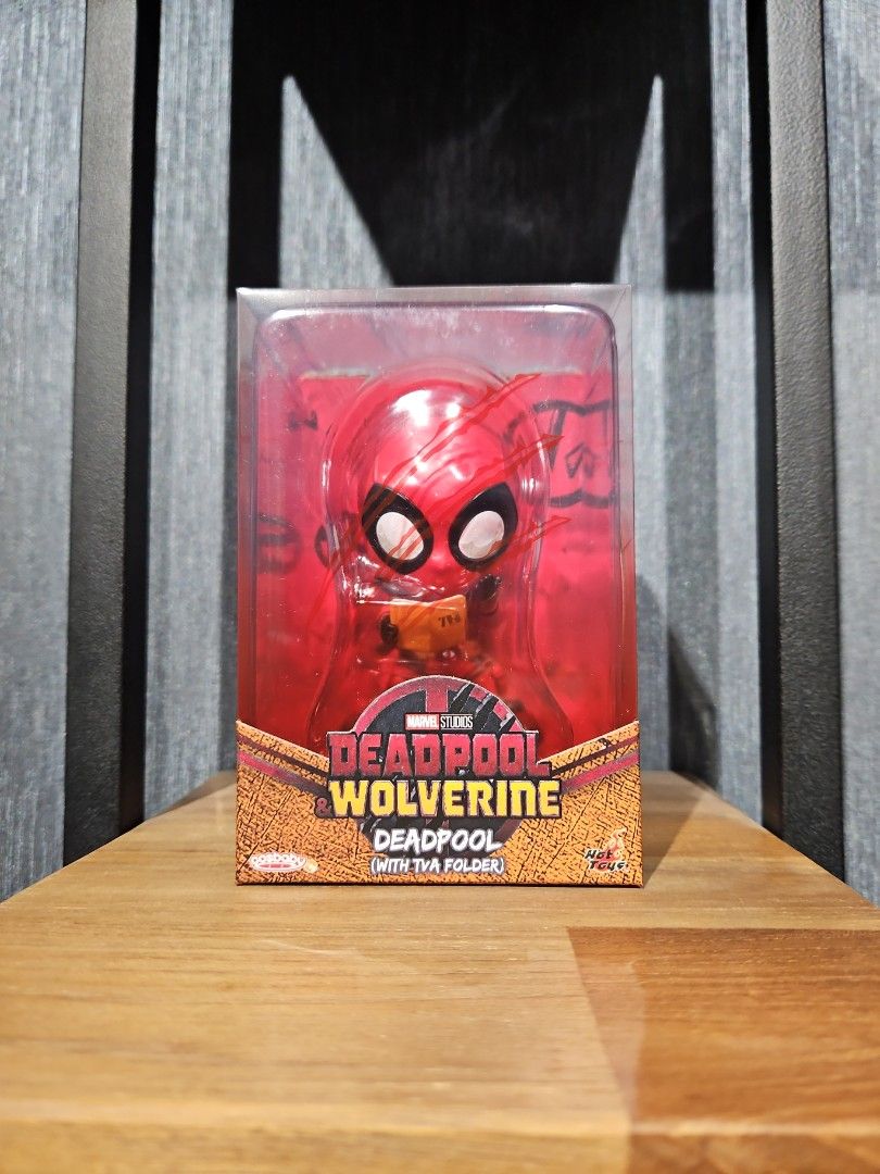 Hottoys 2024 Deadpool & Wolverine Anime Figure Deadpool Wolverine Action Figure Cosbaby