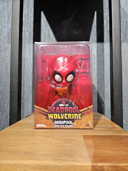 Hottoys 2024 Deadpool & Wolverine Anime Figure Deadpool Wolverine Action Figure Cosbaby