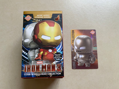 Hottoys Cosbi Marvel Ironman 3 Series 1 Mystery Bobble Head Collection Blind Box