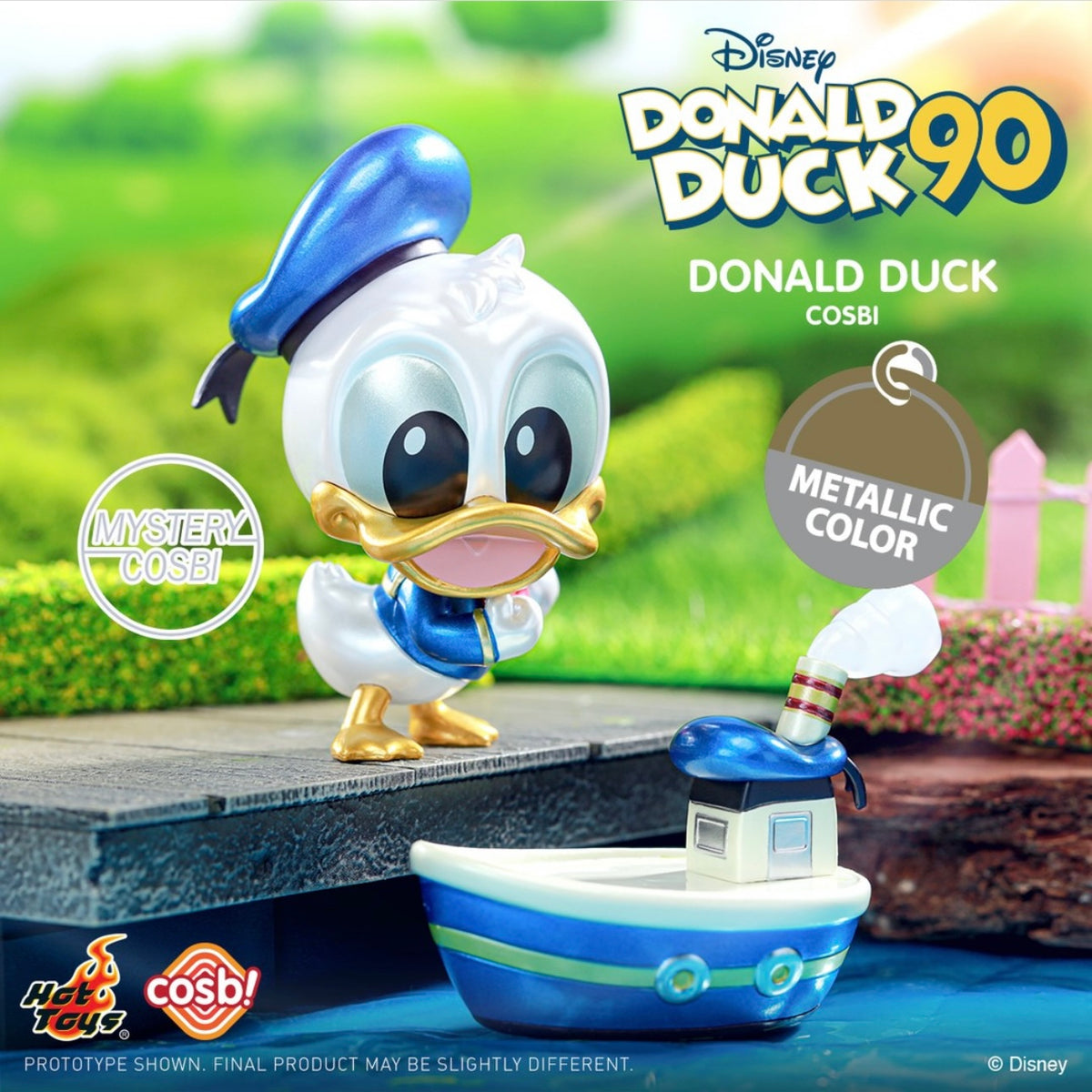 Hottoys Cosbi Disney Donald Duck 90 Bobble Head Collection Blind Box